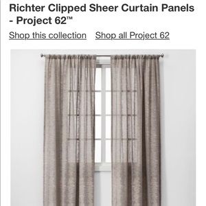 Project 62 sheer curtains